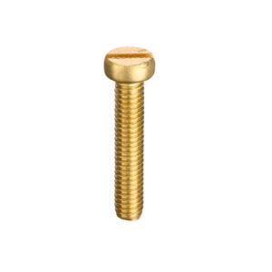 M3 Brass Cheese Head Screw Slotted / Bolt