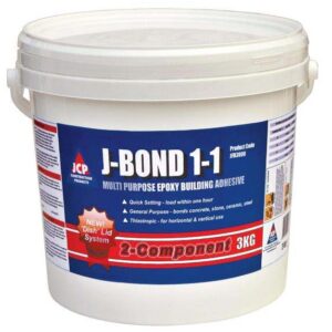 3KG J-BOND MULTI-PURPOSE EPOXY BUILDING ADHESIVE CONCRETE, STONE, BRICK, STEEL