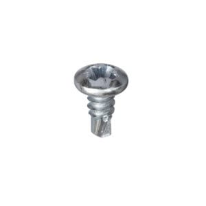 No. 6 Self Drill Recessed Pan Screws For Steel Applications DIN7504 BZP